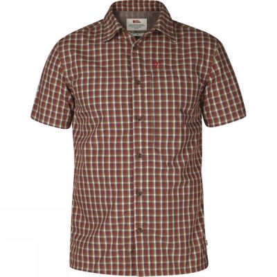 Camisa Fjallraven Svante Comfort Fit Hombre - Rojas - Chile NTJ857360